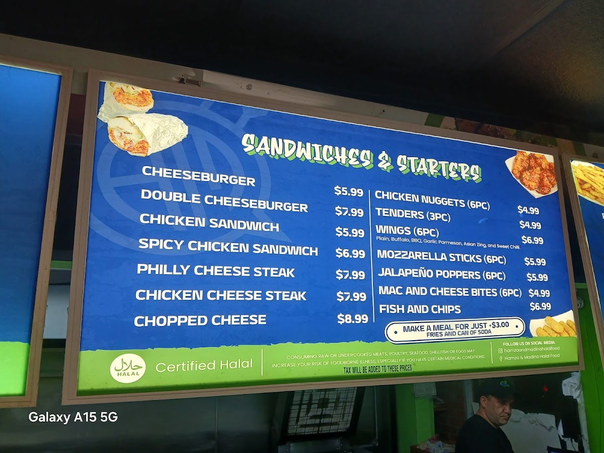 Hamza & Madina Halal Food Menu - Image 2