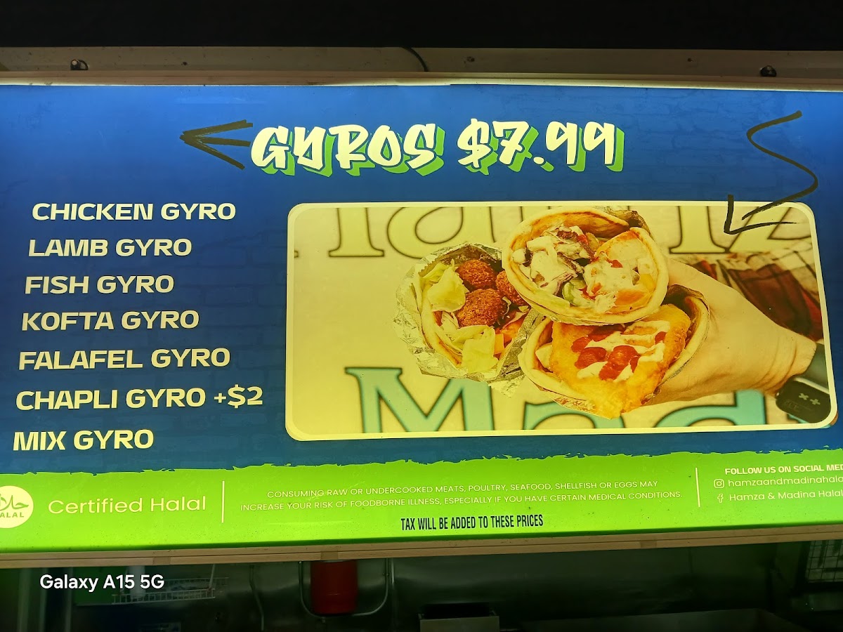 Hamza & Madina Halal Food Menu - Image 4